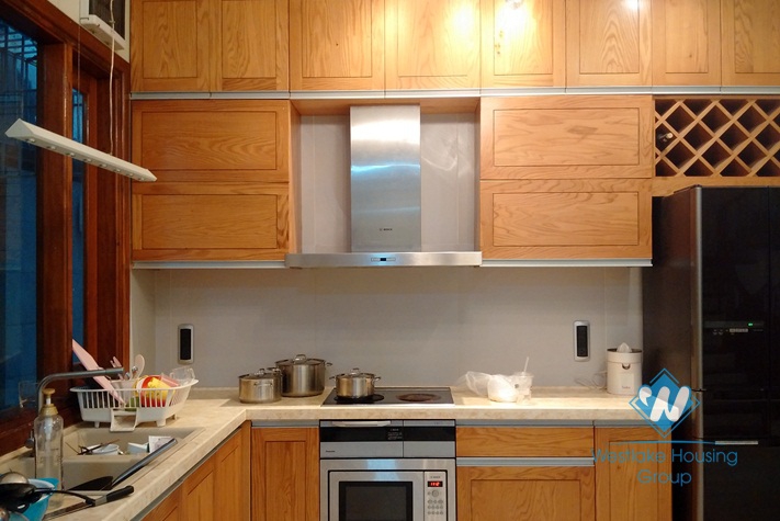 Noble-designed house for rent in Ba Dinh district